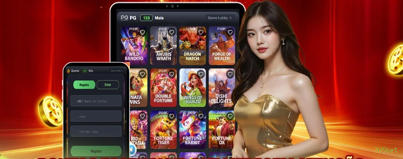 Aplicativo móvel 705bet para iOS e Android